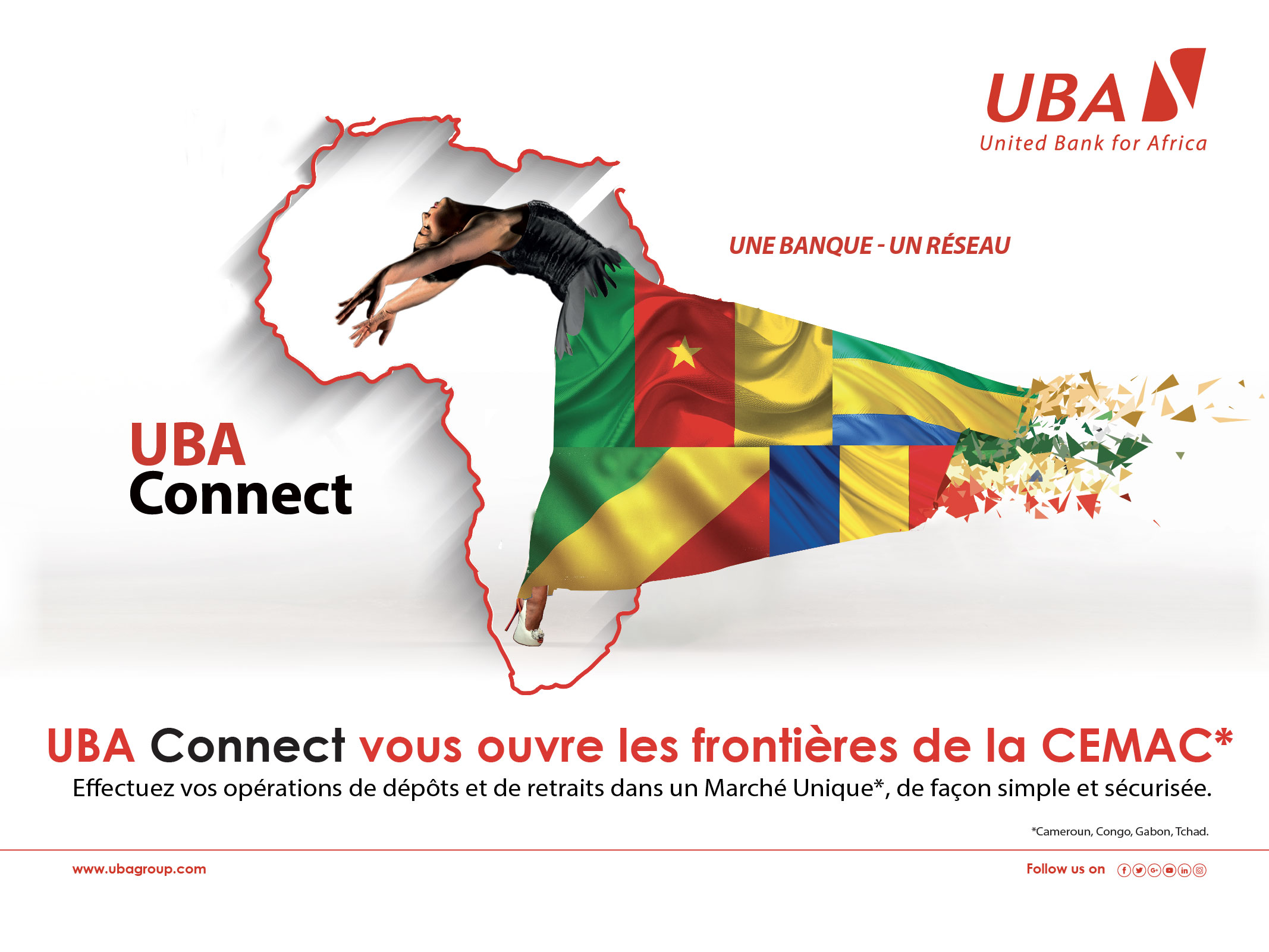 UBA Connect, service de transfert d'argent dans la zone CEMAC