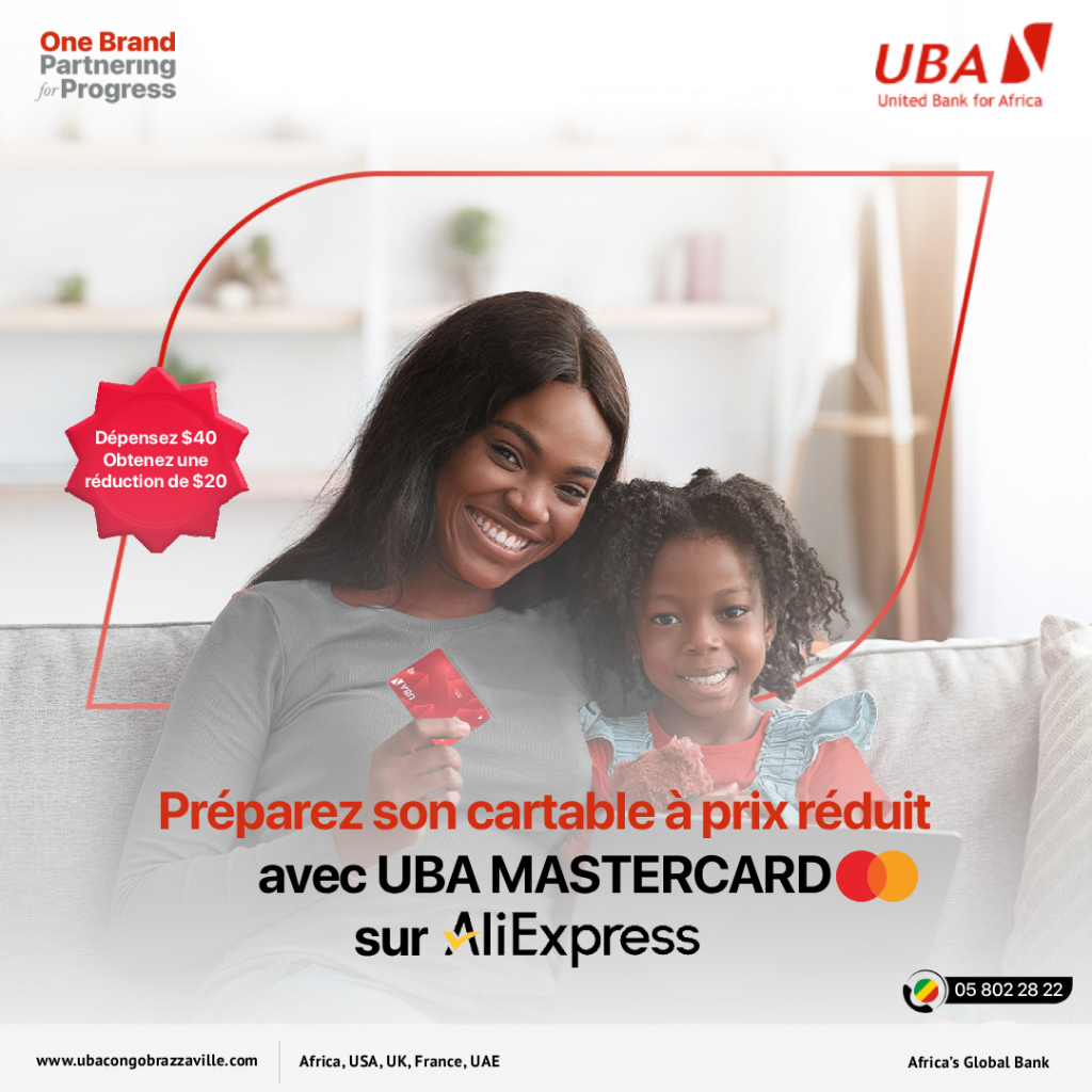 Son cartable à prix réduit avec MASTERCARD